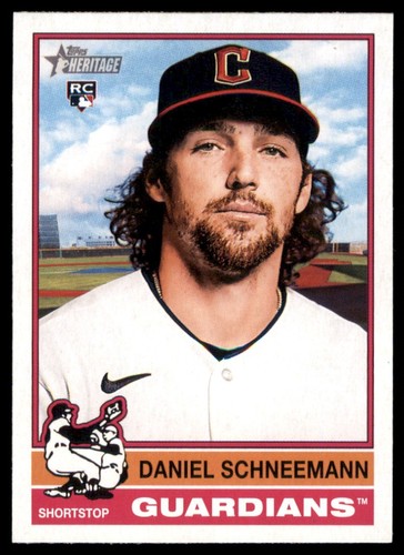 2025 Topps Heritage #332 Daniel Schneemann RC Guardians