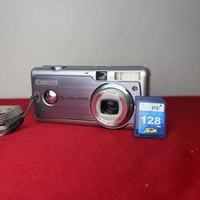 Canon Digital Camera PowerShot A400 3.2MP Blue Tested