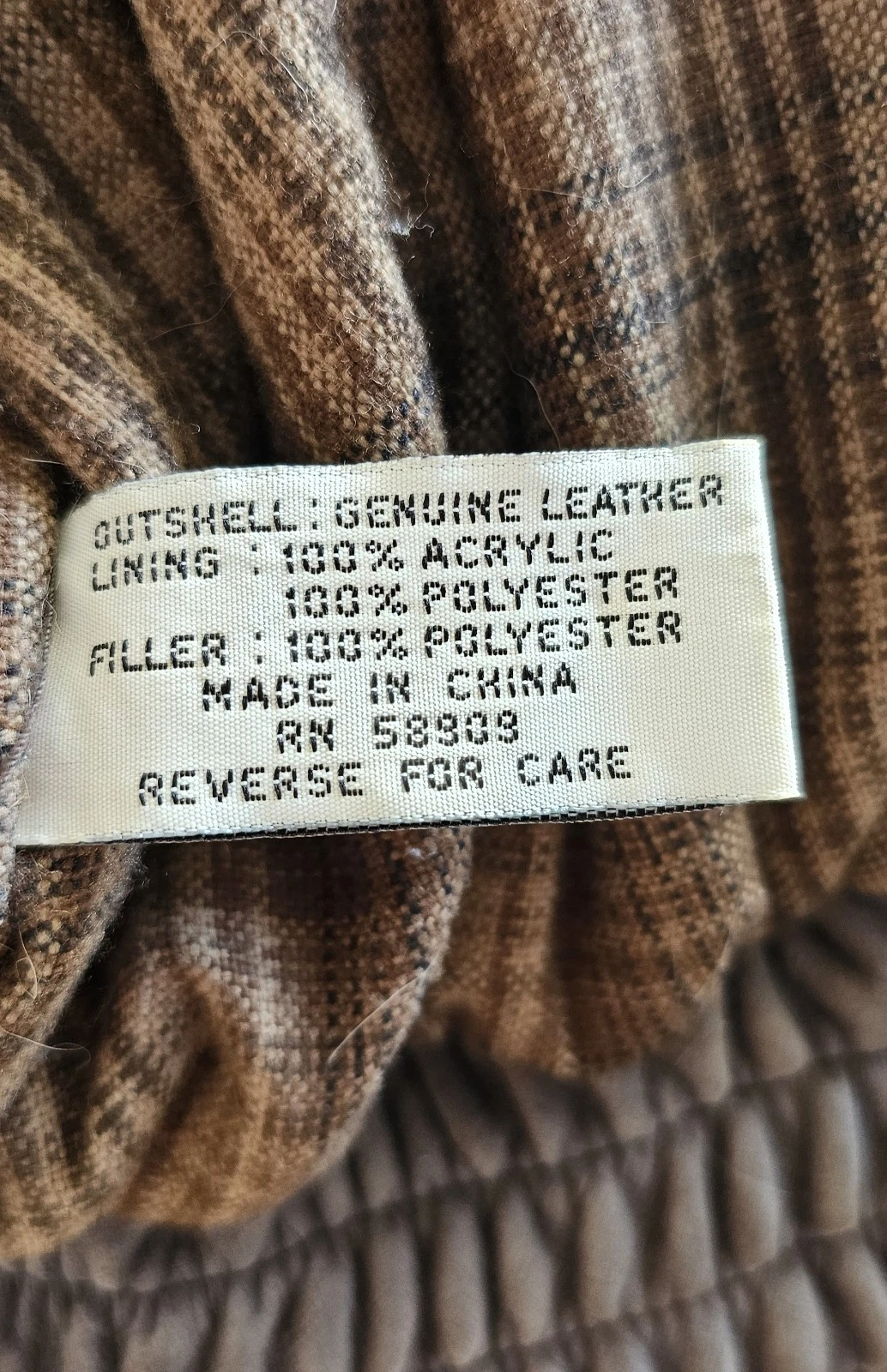 Vintage Roundtree & Yorke Mens XXL Brown Heavyweight Leather Zip-Up Coat!  image 11