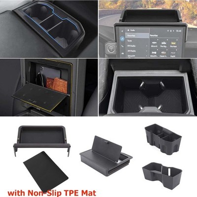 5x Inner Center Storage Box Cup Holders Accessories Kit For 2025+ 4Runner Tacoma