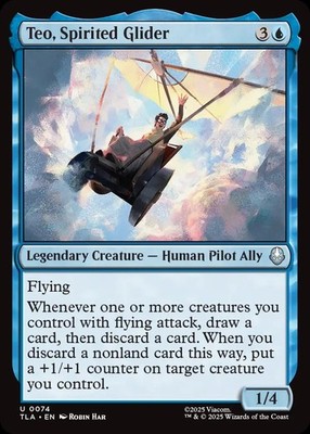 Teo, Spirited Glider - TLA - MTG - EN - NM - 0074