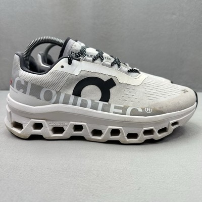 ON CloudMonster Mens Size 8 White | Undyed Shoes Athletic Running Sneakers