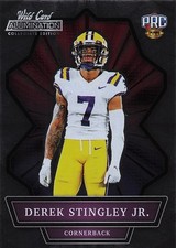 2021 Wild Card Alumination NIL #ANBC-19 Derek Stingley Jr.