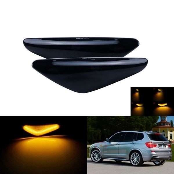 Dynamic LED Repeater Blinker Licht Bernstein FüR BMW X3 F25 X5 E70 X6 E71 E72-image