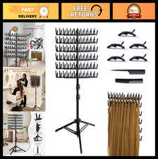Braiding Hair Rack Stand with 144 Pegs - Extension Holder  Divider Display