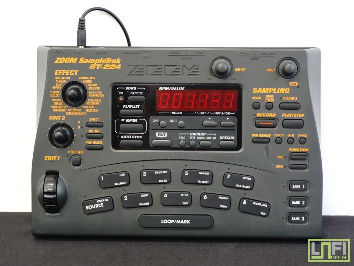 Zoom ST-224 SampleTrak Drum / Groove Machine & Sampler | eBay