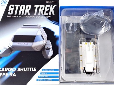 STAR TREK EAGLEMOSS RAUMSCHIFF COLLECTION AUSGABE #28 CARGO SHUTTLE TYPE 9A U.K.