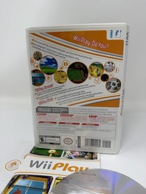Wii Play (Nintendo Wii, 2007) Complete With Manual CIB Complete Clean