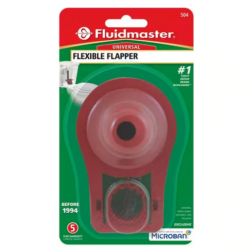 504 2 in. Universal Flexible Frame, Chlorine Resistant Toilet Tank Flapper