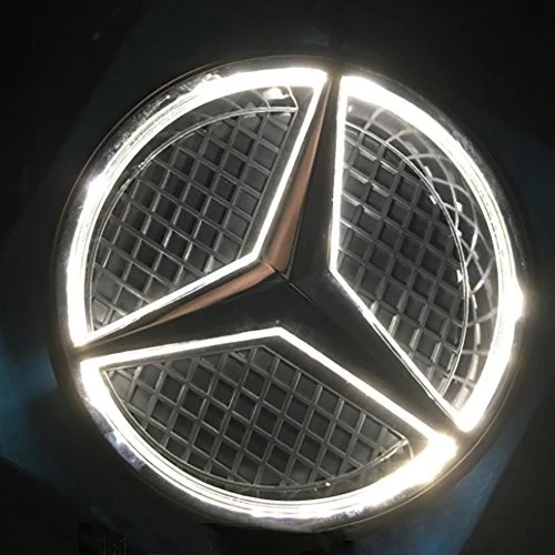 Front Bumper Grill w/LED For 2013-2019 Mercedes Benz W117 CLA250 CLA200 Grille Foto 3 de 4