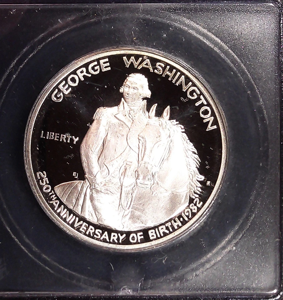 1982-S San Francisco George Washington Silver Half Dollar ICG PR69+ DCAM (240) - Image 3 of 4