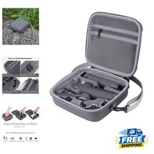 Compact Nylon Travel Case for DJI Osmo Mobile 7P/7/OM8 with Accessory Storage