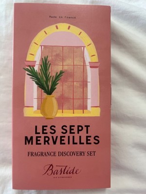 BASTIDE Les Sept Merveilles Fragrance France Discovery Set 7 Eau de Toilette NIB