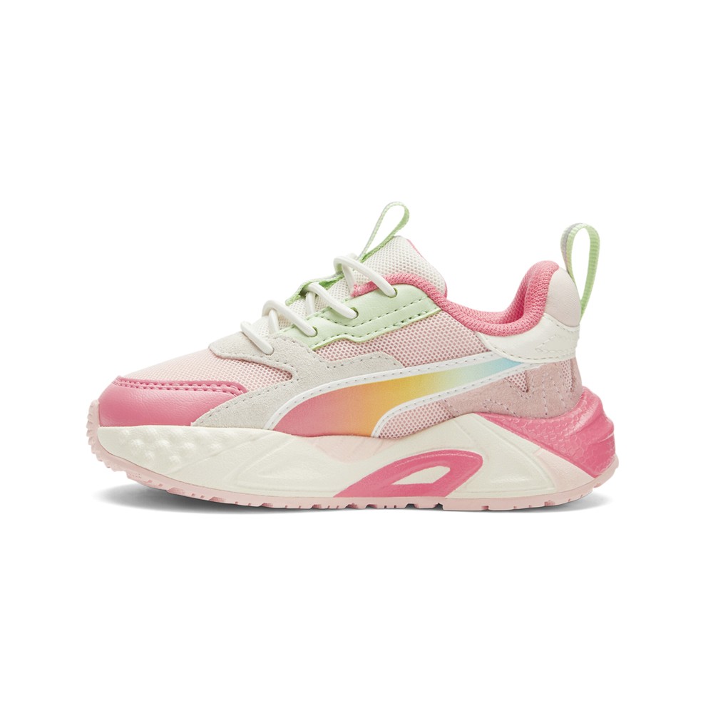 PUMA RsTrck Summer Ombre Ac Lace Up  Toddler Girls Pink Sneakers Casual Shoes 39
