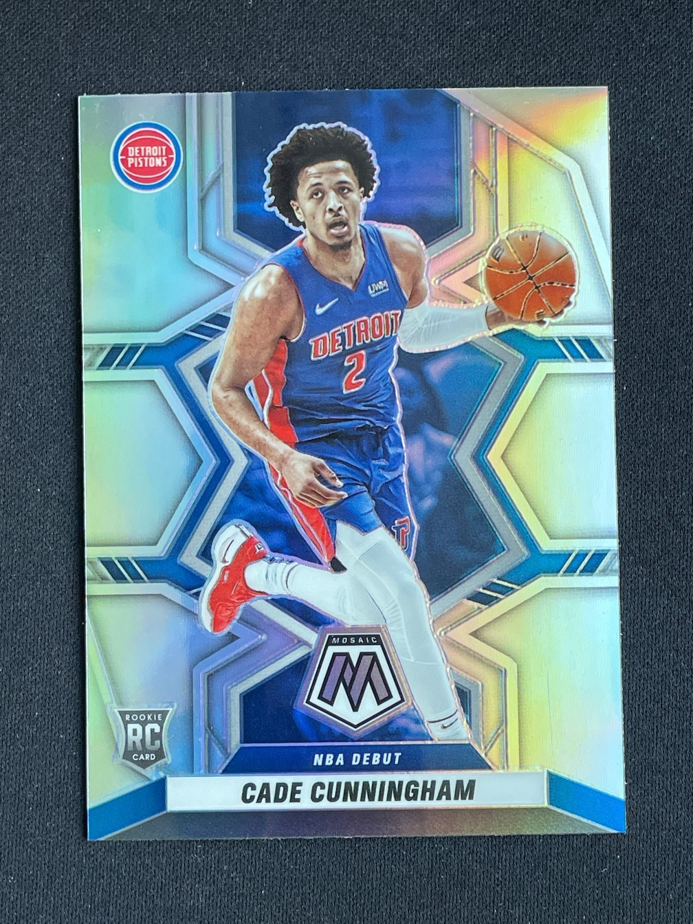 Cade Cunningham 2021-22 Panini Mosaic RC NBA Debut Silver #261