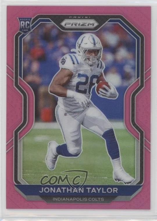 2020 Panini Prizm Rookie Pink Prizm Jonathan Taylor #332 0ja4