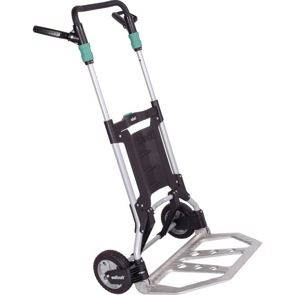 Diable de transport Wolfcraft 5525000 pliable avec capacite de charge de 200 kg