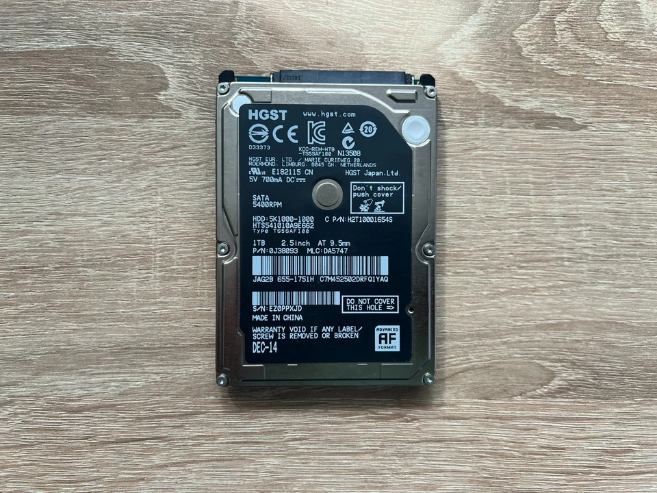 1TB Festplatte HDD 2,5 Zoll mit Windows 11 Pro 25H2 für Notebook Laptop und PC - Bild 2 von 3