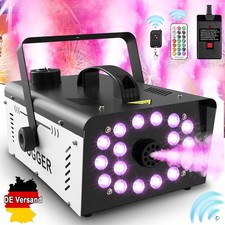 2500W Nebelmaschine Bühnenlicht RGB LED Rauch vertikal Fernbedienung Upspray