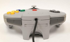Nintendo N64 USB Controller Gray By Mars Devices Grey Gamepad