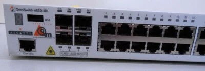 Commutateur Réseau ALCATEL-LUCENT OMNISWITCH 6850-48L 48-PORT Ethernet Switch - Photo 1/4