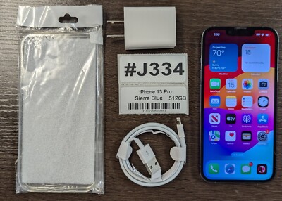 Apple iPhone 13 PRO 512GB Blue - Unlocked - Read Seller Notes | eBay