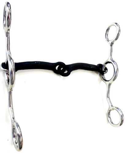 JR Cowhorse Bit 5-1/4" Sweet Iron Two Piece Mouth Stainless Cheeks Eddy's Tack - Picture 2 of 3