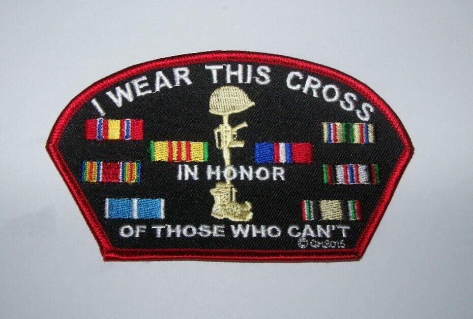 Vietnam Veteran / All Veteran Battlefield Cross patch
