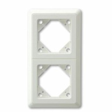 2 Fach Abdeckrahmen Primaluxe weiß Düwi / Rev Primaluxe 2 Fach Rahmen