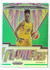 2021 Prizm WNBA Fearless Green Prizm #1 Nneka Ogwumike Los Angeles Sparks