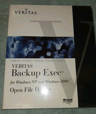 VERITAS Backup Exec for Windows NT and Windows 2000. Open File Option. New