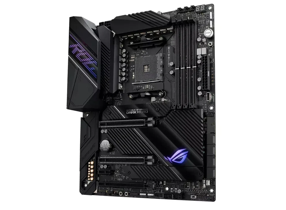 ASUS ROG Crosshair VIII Dark Hero AM4 AMD X570S SATA 6Gb/s ATX AMD Motherboard - Image 3 of 4