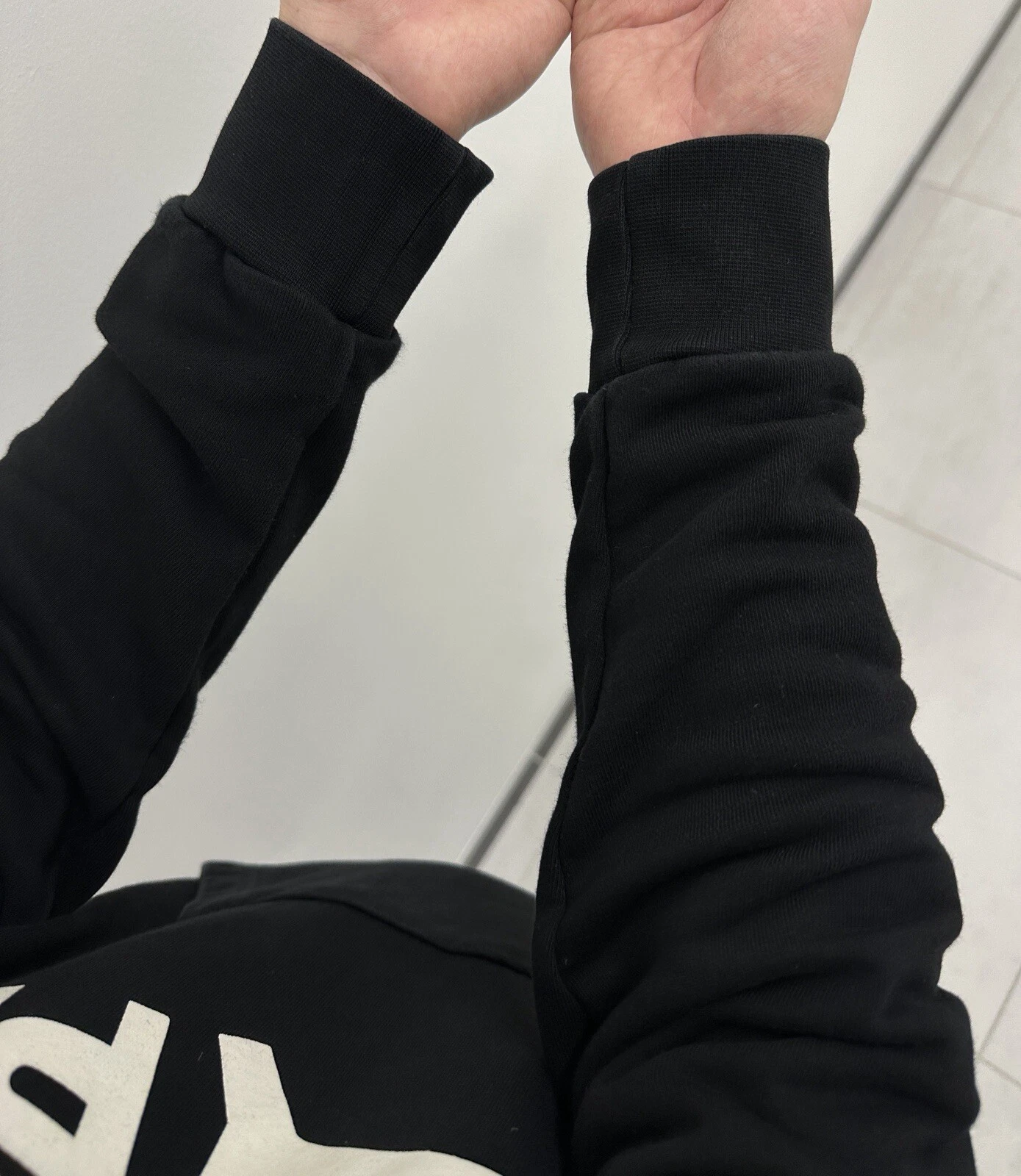 Givenchy Paris Felpa con Cappuccio Logo Nero Uomo Taglia M