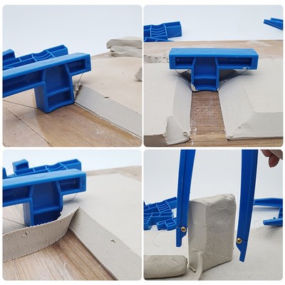 Pottery Mud Board Cut Corner Knife U-shaped Cutter Clay Board Splicing DIY Ceram