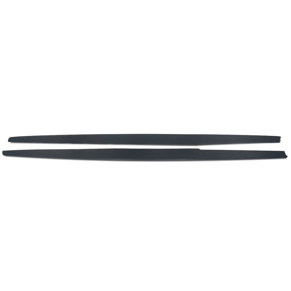 For BMW 5 Series F10 2011-16 Side Skirts Splitter Extension Lip ABS Carbon Look Foto 4 de 4