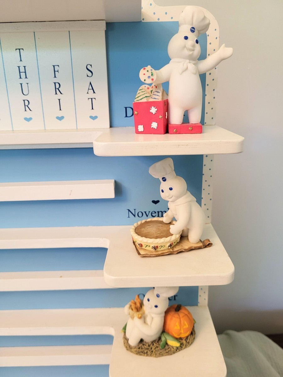 1997 pillsbury doughboy calendar with figurines | eBay