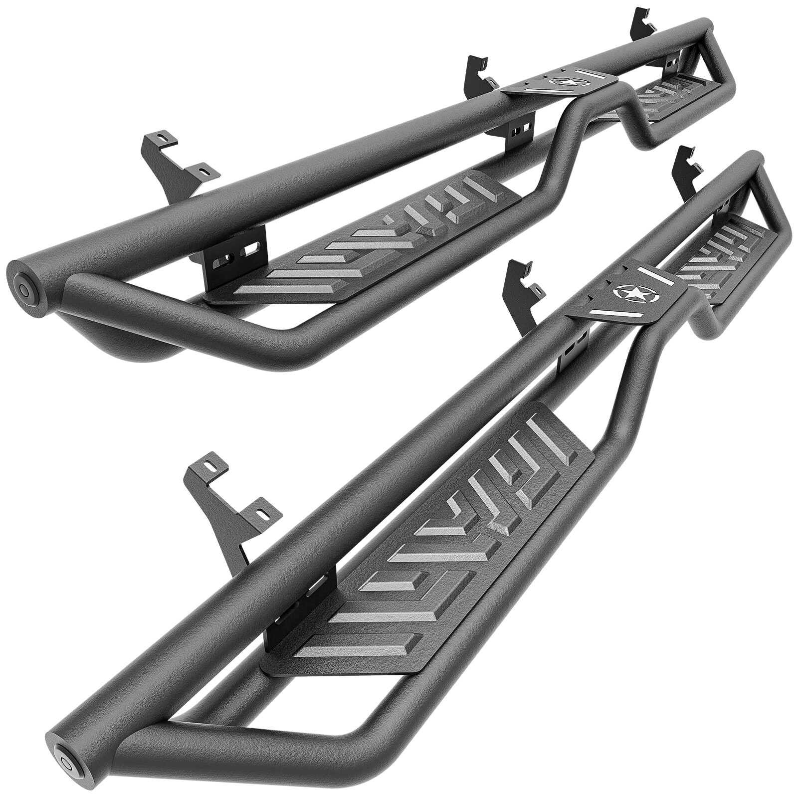 Running Boards For 2019-2025 Ford Ranger Supercrew Cab Side Rails Step Nerf Bar