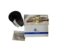 NDL Refrigeration Ball Valve 3/8” ODF Connection Size, 4-15/16” Lg, 900 PSI Max