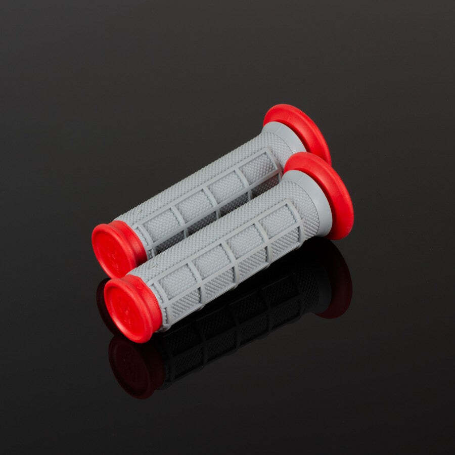 Renthal Grips ATV Dual Compound Half Waffle Grey/Red