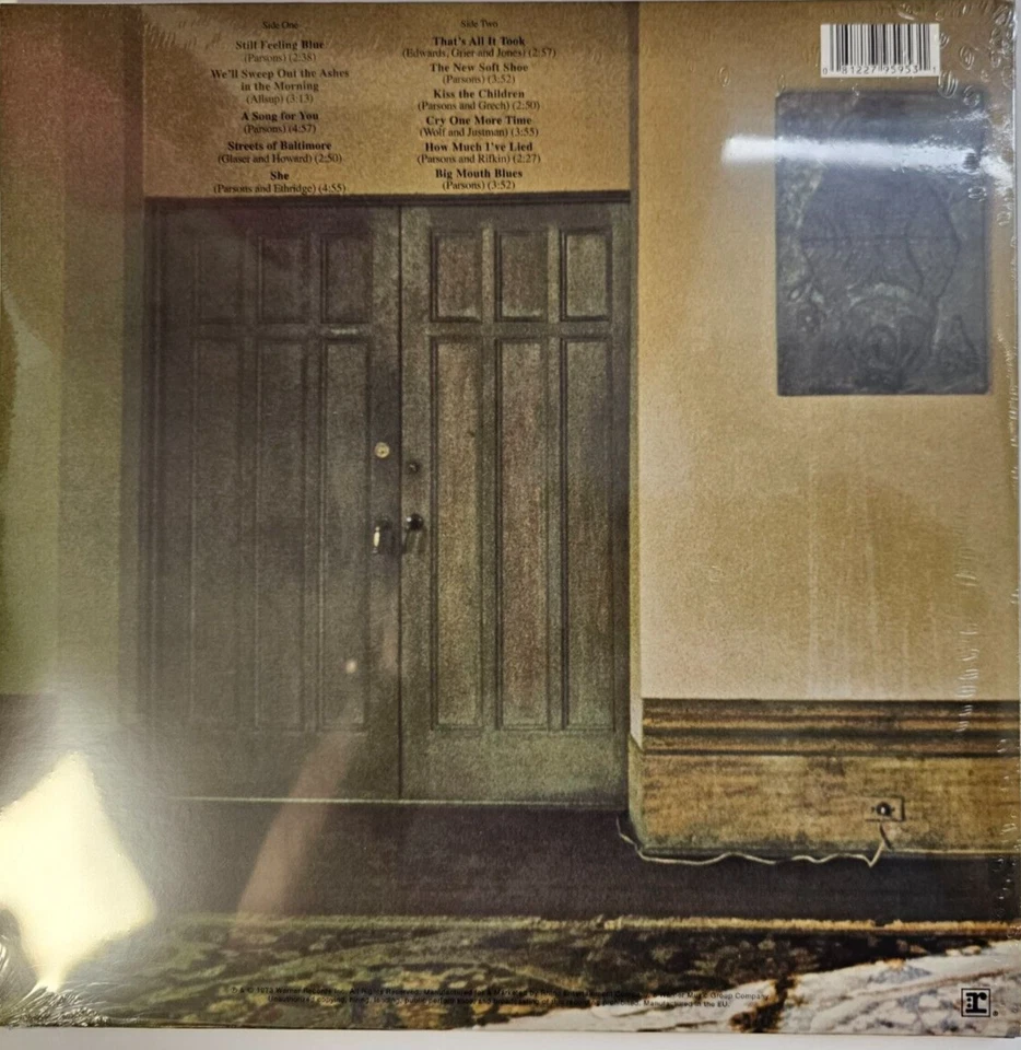 Gram Parsons – GP LP Album vinyl record 2014 reissue 180gram in Gatefold new - Image 2 of 4