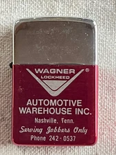 Vintage NOS Park Ave. Lighter Wagner Lockheed Automotive Warehouse Nashville TN