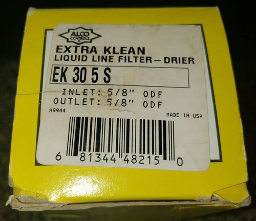 Alco Controls Extra Klean EK-305S 5/8" ODF Liquid Line Filter Drier Made in USA
