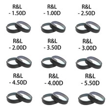 1pair Magnetic -1.0D to -6.5D Myopia Anti-Blue Light Lens For Quest 2 VR Glasses