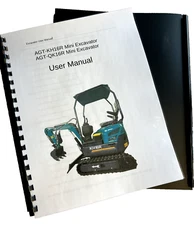 1-Ton Mini Excavator Compact Track Hoe AGT 16R Operation & Maintenance Manual