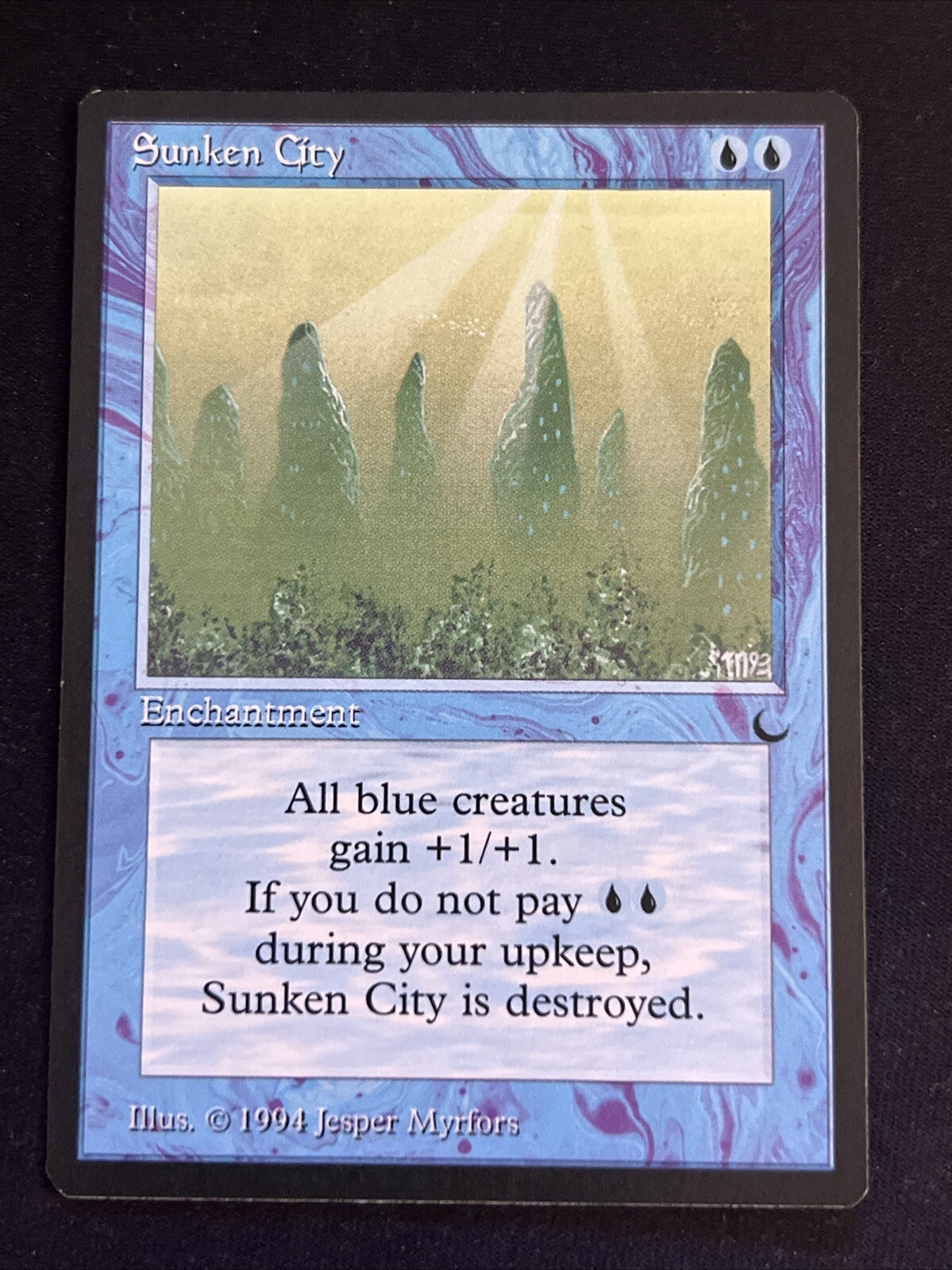 1x Sunken City The Dark LP MTG Magic the Gathering x1 MKE