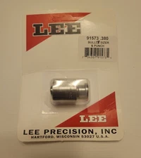 91573 LEE BREECH LOCK BULLET SIZER & PUNCH .380" - NEW - FREE SHIP