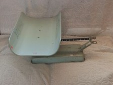 Vintage DETECTO 30LB Doctor's Infant Baby Scale Antique Cast Iron Weight Charts