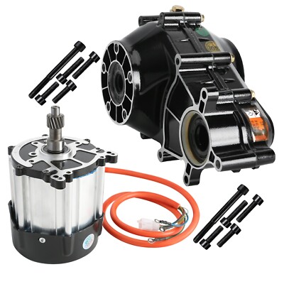 72V 1500W Electric Differential Motor Transmission Gear Box for Mower e-ATV Quad