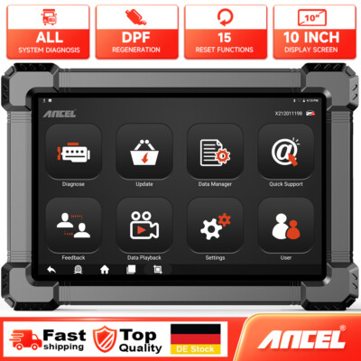 ANCEL X7 HD Profi 12V 24V LKW Diagnosegerät Bidirektional Alle Systeme DPF Regen