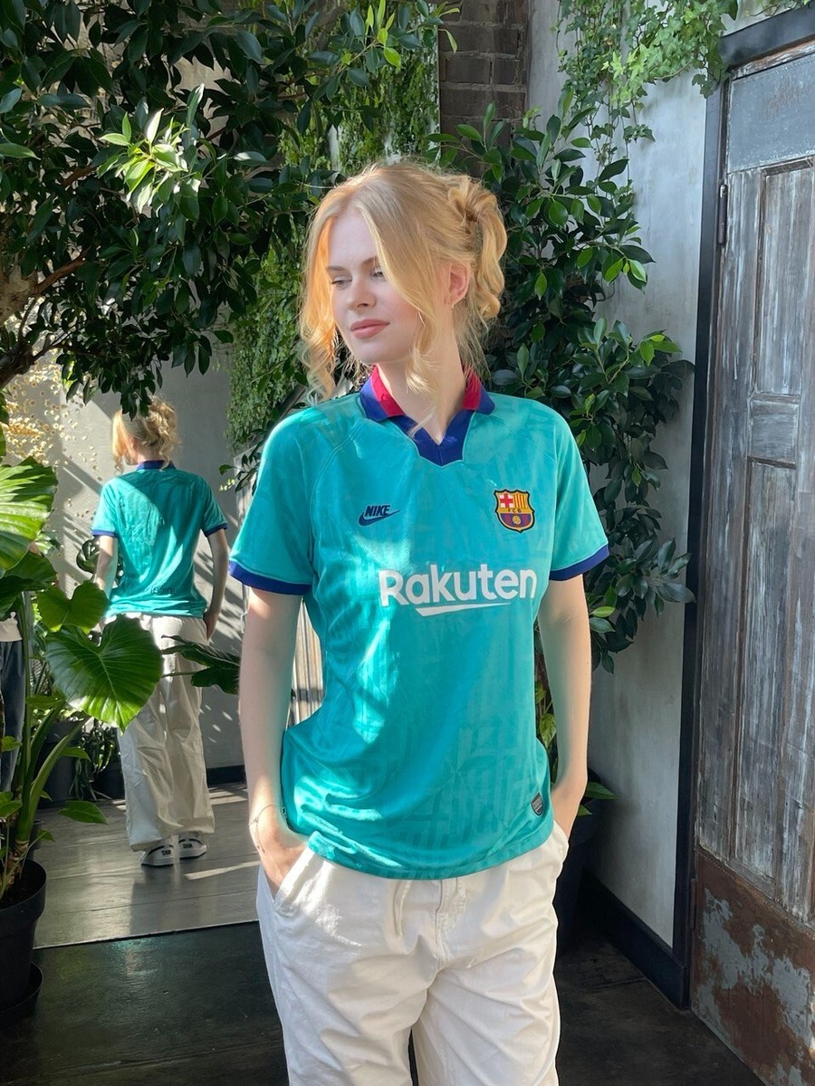 BARCELONA NIKE 2019/2020 FOOTBALL SOCCER WOMENS THIRD JERSEY SIZE